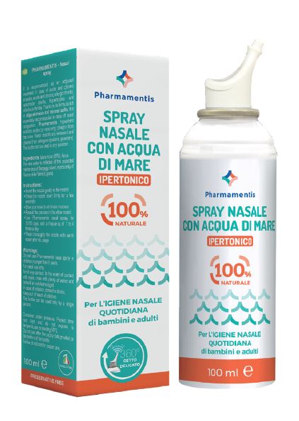PHARMAMENTIS IPERTONICO SPRAY NASALE 100 ML - Farmadillo