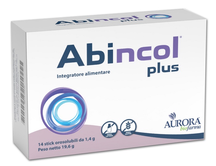 ABINCOL PLUS 14 STICK OROSOLUBILI - Farmadillo