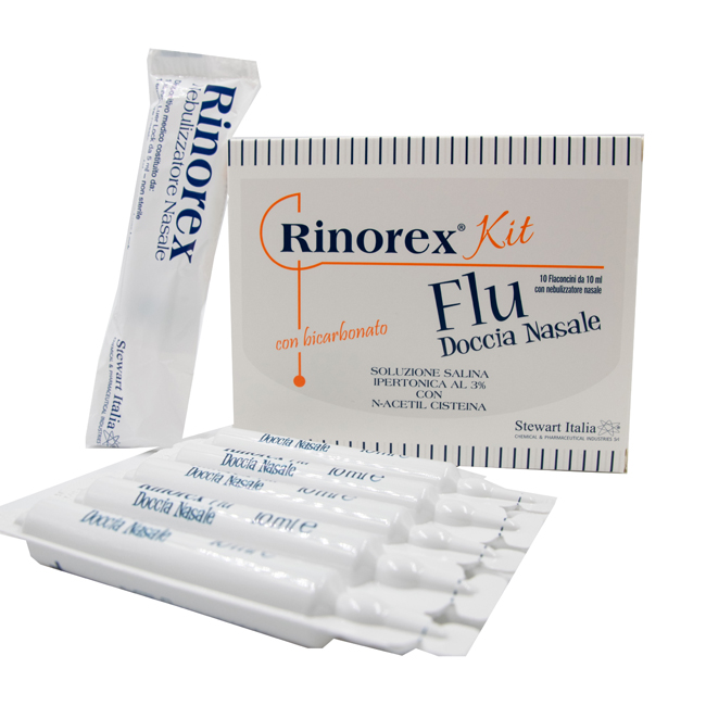 RINOREX FLU DOCCIA KIT - Farmadillo