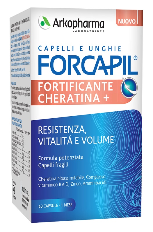 FORCAPIL FORTIFICANTE CHERATINA 60 CAPSULE - Farmadillo