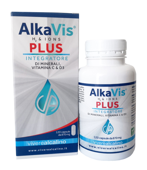 ALKAVIS H2&IONS PLUS 120 CAPSULE - Farmadillo
