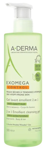 EXOMEGA CONTROL GEL LAVANT 2IN1 500 ML - Farmadillo