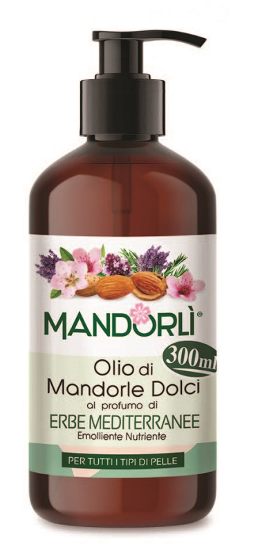 MANDORLI ERBE MEDITERRANEE OLIO CORPO 300 ML - Farmadillo