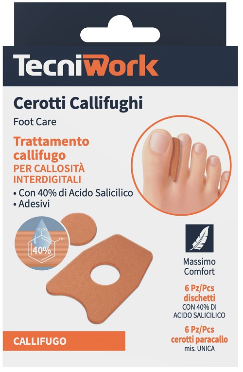 CEROTTO CALLIFUGO INTERDIGITALE 6 PEZZI + 6 DISCHETTI - Farmadillo