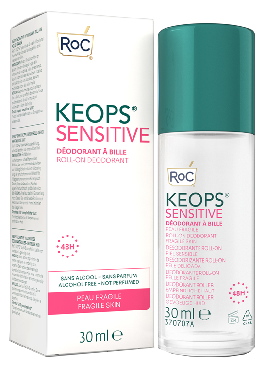 ROC KEOPS DEODORANTE ROLL-ON 48H SENSITIVE 30 ML - Farmadillo