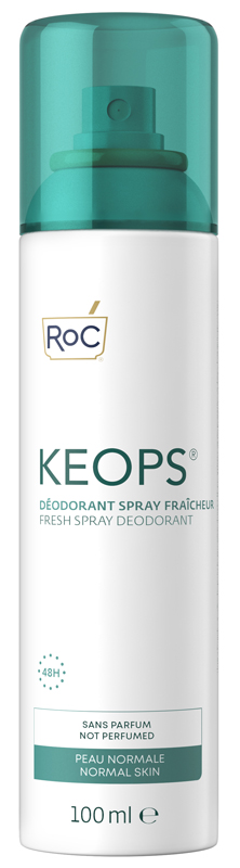 ROC KEOPS DEODORANTE SPRAY FRESCO 48H 100 ML - Farmadillo