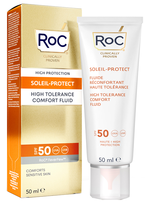 ROC FLUIDO SOLARE VISO SPF 50 ELEVATA TOLLERABILITA' 50 ML - Farmadillo