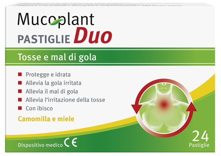 THEISS MUCOPLANT 24 PASTIGLIE CAMOMILLA E MIELE - Farmadillo