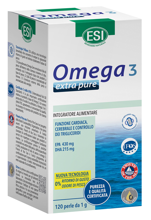 ESI OMEGA 3 EXTRA PURE 120 PERLE - Farmadillo
