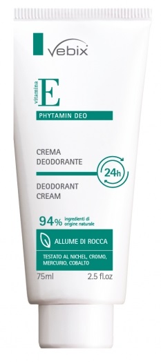 VEBIX PHYTAMIN E DEO PERFORMANCE CREMA DEO 24H-75ML ALLUME DI ROCCA - Farmadillo