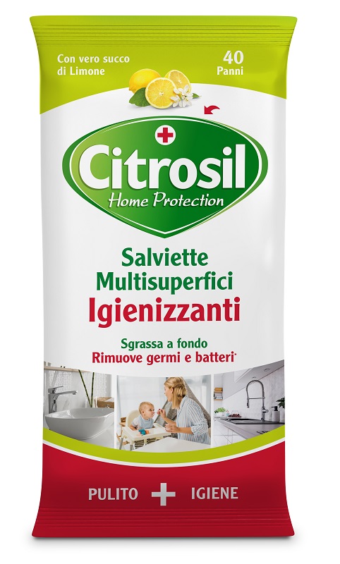 CITROSIL SALVIETTE IGIENIZZANTI LIMONE 40 PEZZI - Farmadillo