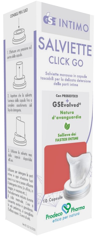 GSE INTIMO SALVIETTE CLICK GO 10 PEZZI - Farmadillo