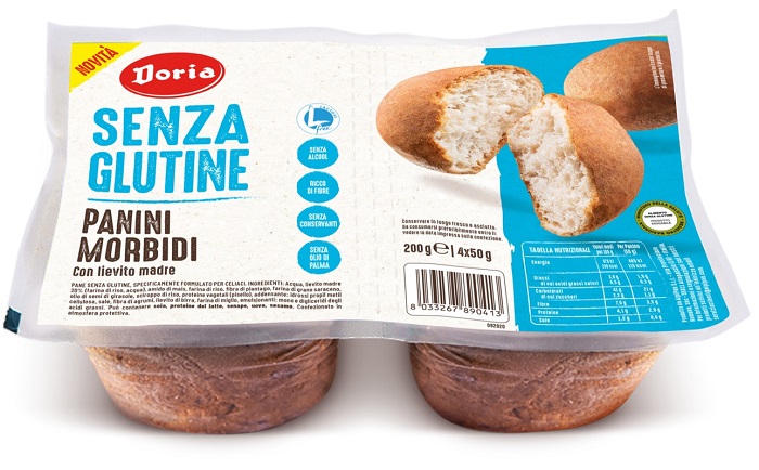 DORIA PANINI MORBIDI 4 PEZZI DA 50 G - Farmadillo