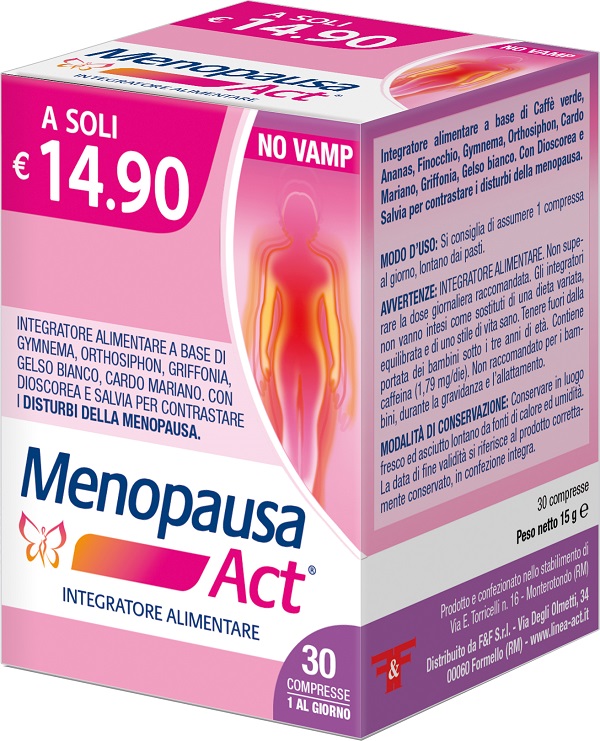 MENOPAUSA ACT 30 COMPRESSE - Farmadillo
