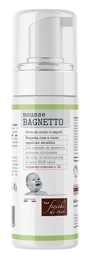 FIOCCHI DI RISO MOUSSE BAGNETTO TALCO 200 ML - Farmadillo