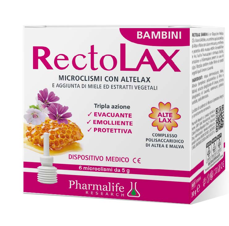 RECTOLAX BAMBINI MICROCLISMI 6 PEZZI DA 5 G - Farmadillo