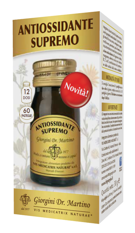 ANTIOSSIDANTE SUPREMO 60 PASTIGLIE - Farmadillo