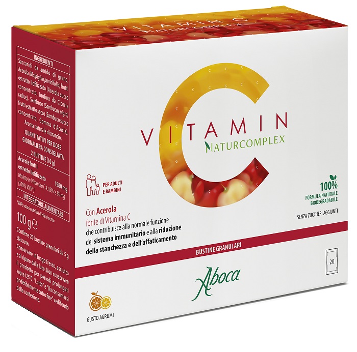 VITAMIN C NATURCOMPLEX 20 BUSTINE - Farmadillo