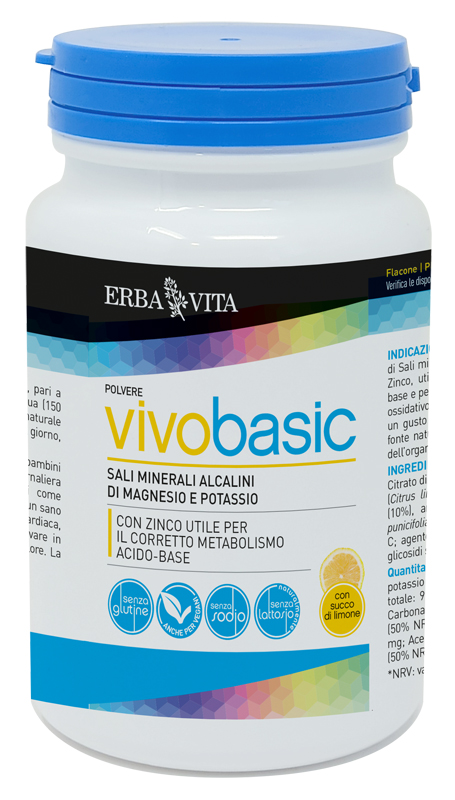 VIVOBASIC POLVERE CON SUCCO DI LIMONE 200 G - Farmadillo