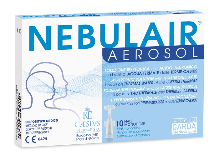NEBULAIR AEROSOL SOLUZIONE IPERTONICA 10 FIALE MONODOSE 3 ML ACQTERM - Farmadillo