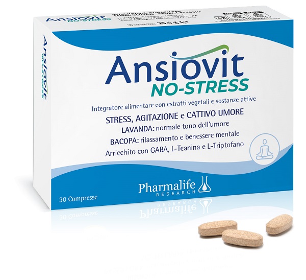 ANSIOVIT NO STRESS 30 COMPRESSE - Farmadillo