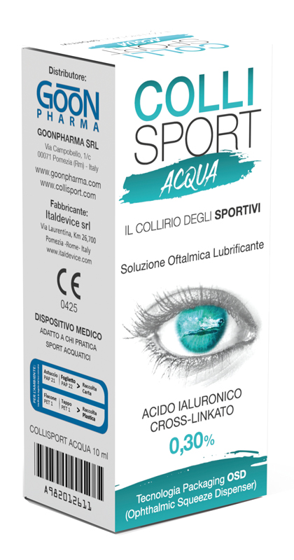 COLLISPORT ACQUA SOLUZIONE OFTALMICA LUBRIFICANTE 10 ML - Farmadillo