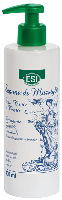 ESI SAPONE MARSIGLIA TEA TREE E TIMO 400 ML - Farmadillo