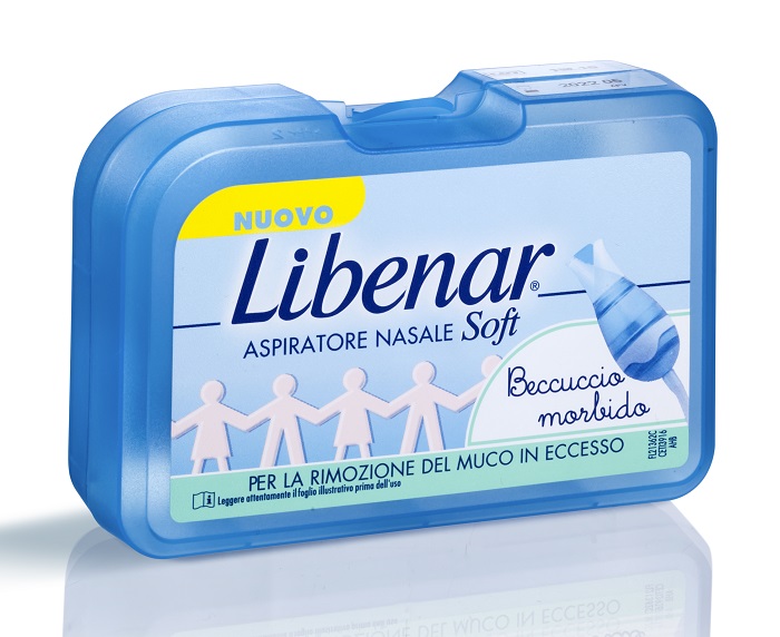 ASPIRATORE NASALE SOFT LIBENAR + 5 FILTRI CON BECCUCCIO ULTRA FLESSIBILE - Farmadillo