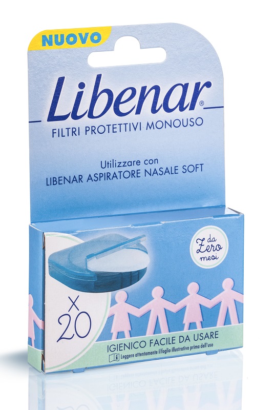 LIBENAR ASPIRATORE NASALE SOFT FILTRI 20 PEZZI - Farmadillo