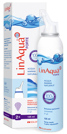 SOLUZIONE SPRAY IPERTONICA NASALE LINAQUA FORTE 125 ML - Farmadillo
