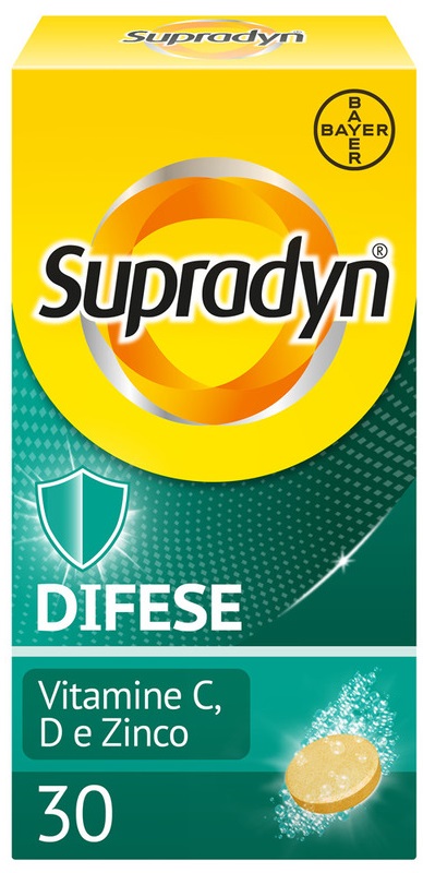 SUPRADYN DIFESE 30 COMPRESSE EFFERVESCENTI - Farmadillo
