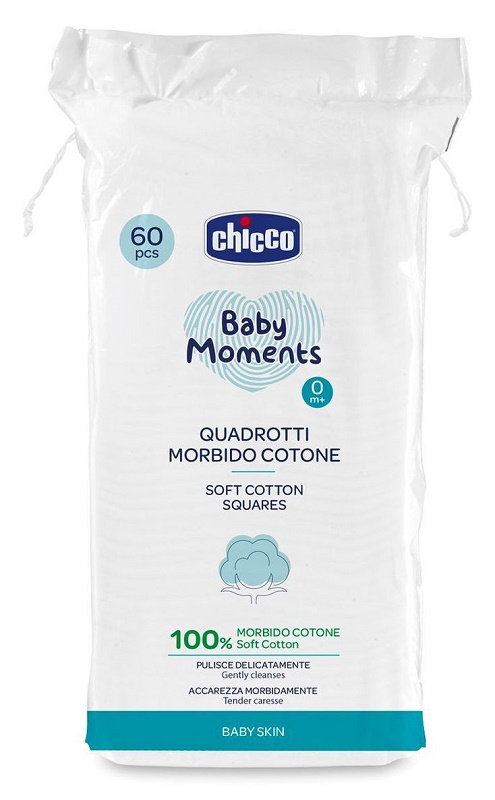 CHICCO BABY MOMENTS QUADROTTI 60 PEZZI - Farmadillo