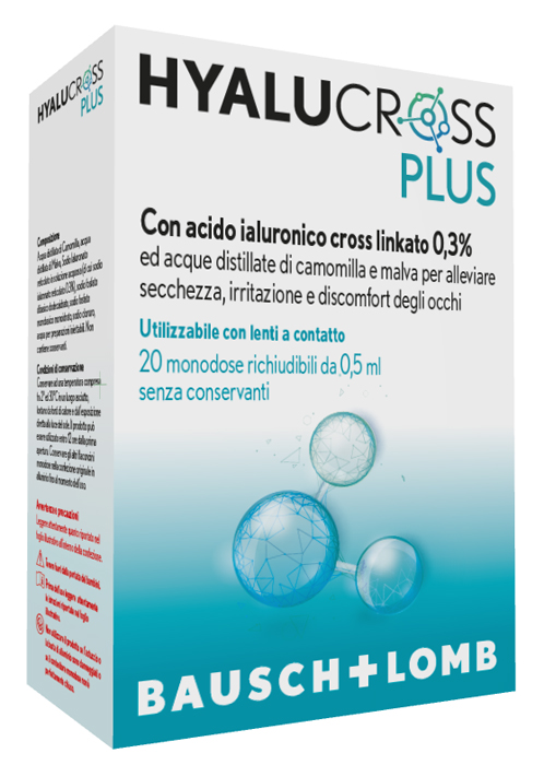 HYALUCROSS PLUS 20 FLACONCINI MONODOSE DA 0,5 ML - Farmadillo