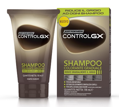 JUST FOR MEN CONTROL GX SHAMPOO COLORANTE GRADUALE 150 ML - Farmadillo