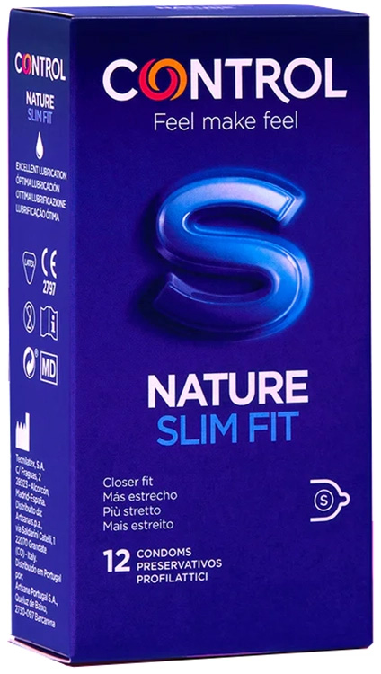 PROFILATTICO CONTROL NATURE SLIM FIT 12 PEZZI EN-SP-IT-PT - Farmadillo