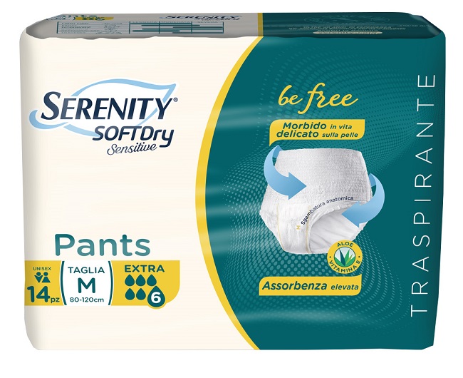 SERENITY PANTS SD SENSITIVE EXTRA M 14 PEZZI - Farmadillo
