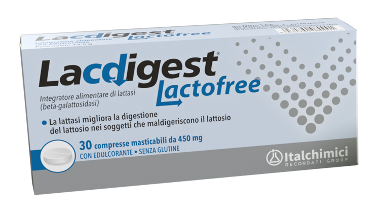 LACDIGEST LACTOFREE 30 COMPRESSE MASTICABILI - Farmadillo