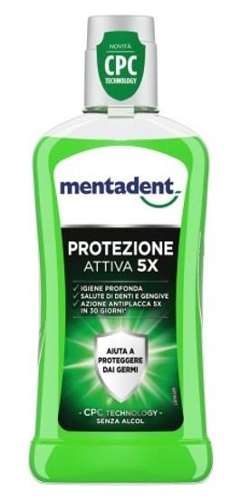 MENTADENT COLLUTORIO PROTEZIONE ATTIVA 400 ML - Farmadillo