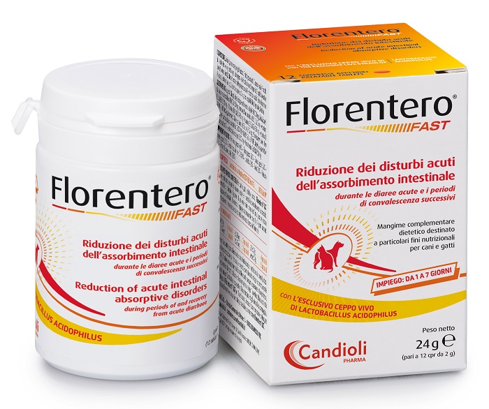 FLORENTERO FAST BARATTOLO DA 12 COMPRESSE APPETIBILI DA 2 G - Farmadillo