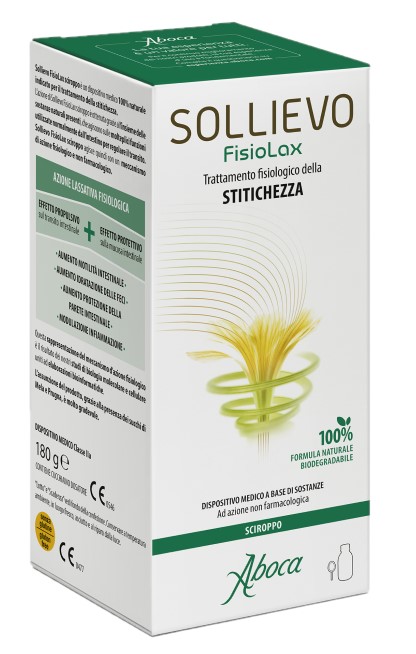 SOLLIEVO FISIOLAX SCIROPPO 180 G - Farmadillo