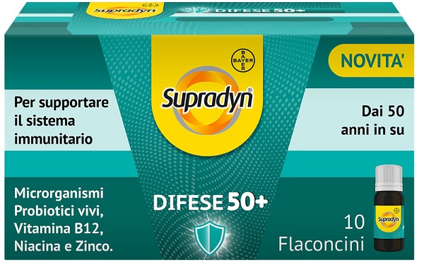 SUPRADYN DIFESE 50+ 10 FLACONCINI 10 ML - Farmadillo