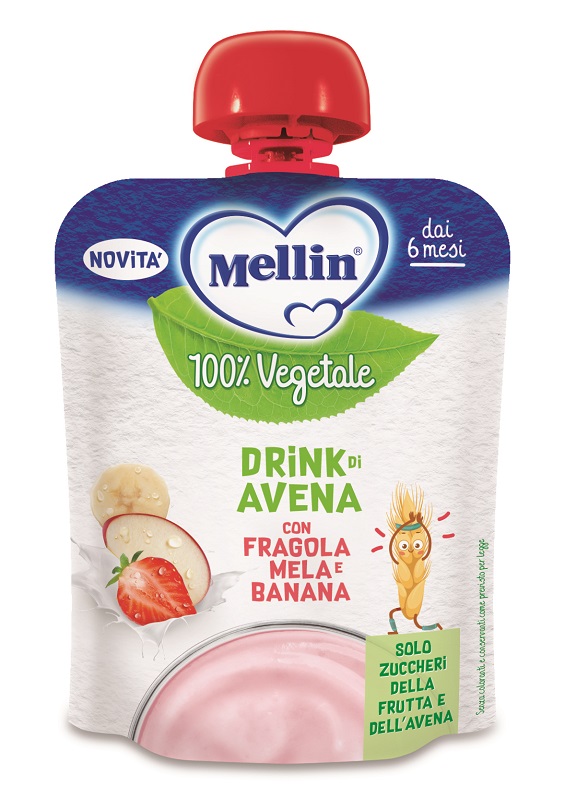 MELLIN POUCH AVENA MELA FRAGOLA BANANA 90 G - Farmadillo