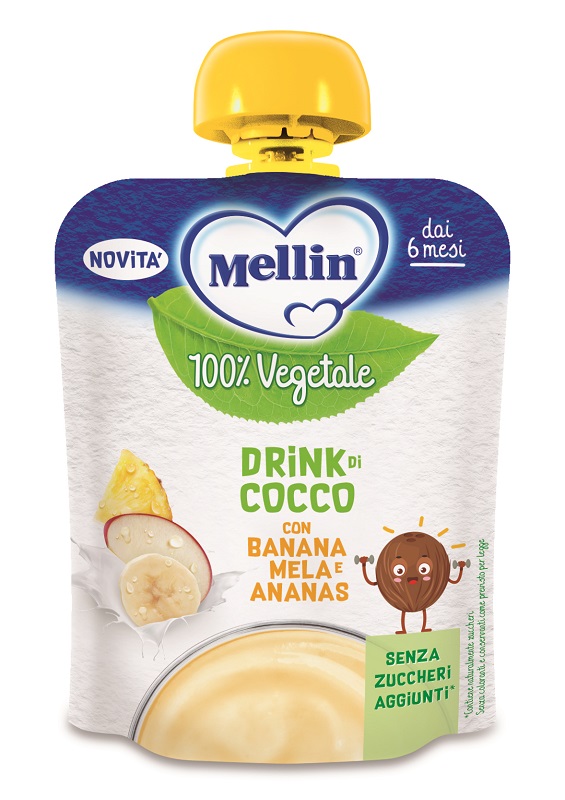MELLIN POUCH COCCO MELA BANANA ANANAS 90 G - Farmadillo