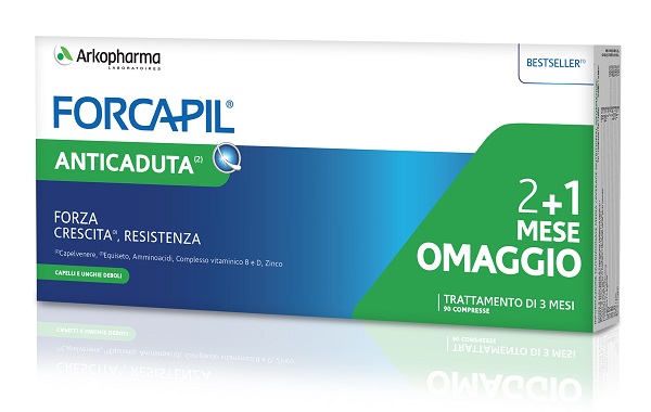FORCAPIL ANTICADUTA 90CPR 2+1 MESE IN OMAGGIO - Farmadillo