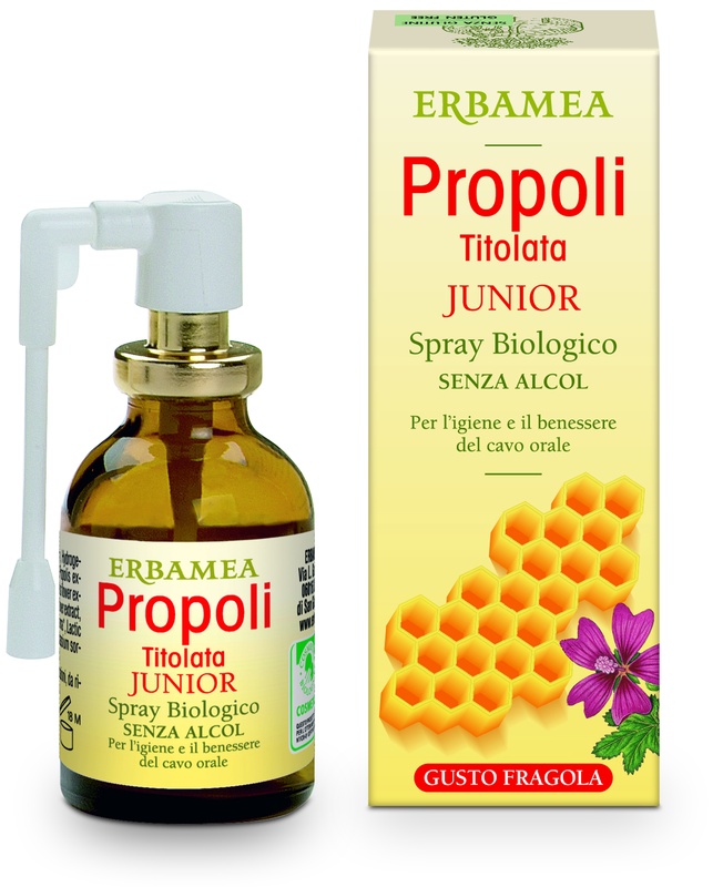 PROPOLI TITOLATA SPRAY JUNIOR BIOLOGICO 20 ML - Farmadillo