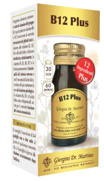 B12 PLUS 60 PASTIGLIE - Farmadillo