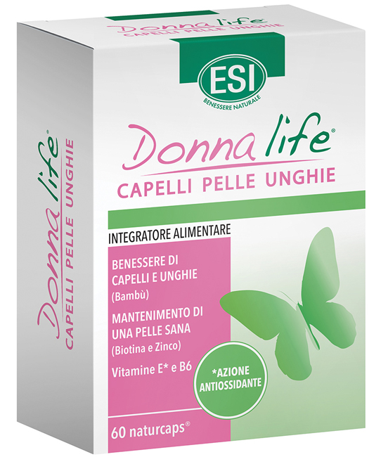 ESI DONNA LIFE CAPELLI PELLE UNGHIE 60 NATURCAPS - Farmadillo