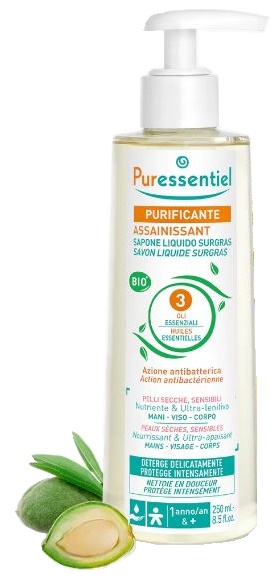 PURESSENTIEL SAPONE SURGRAS BIO 250 ML - Farmadillo