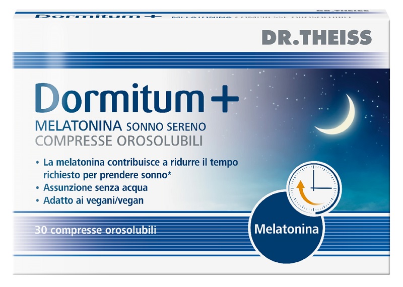 THEISS DORMITUM + MELATONINA SONNO SERENO 30 COMPRESSE OROSOLUBILI - Farmadillo