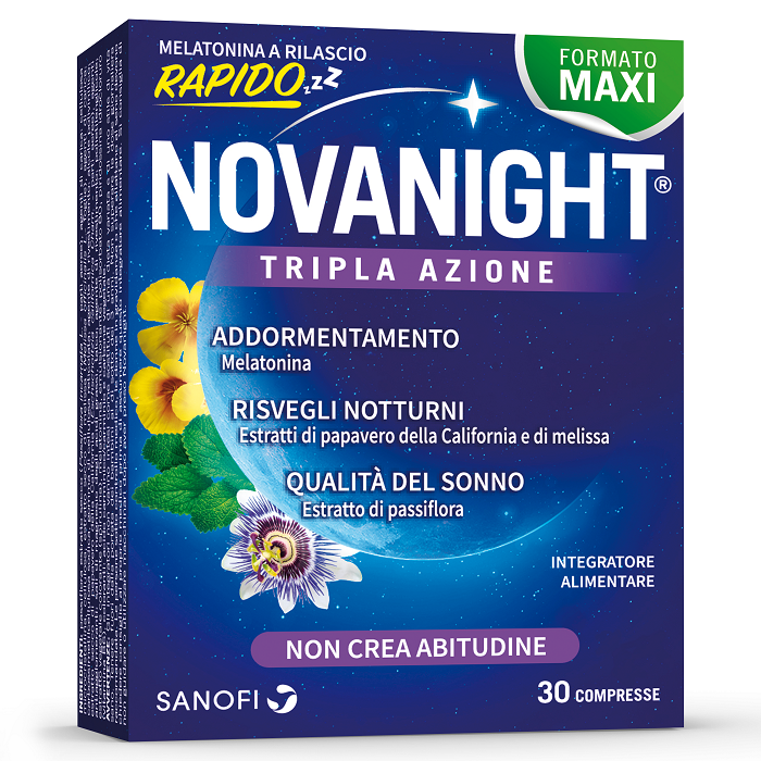 NOVANIGHT 30 COMPRESSE RILASCIO RADIDO NEW - Farmadillo